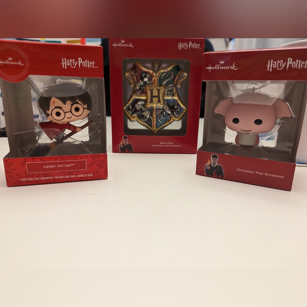 Hallmark Harry Potter ornament set